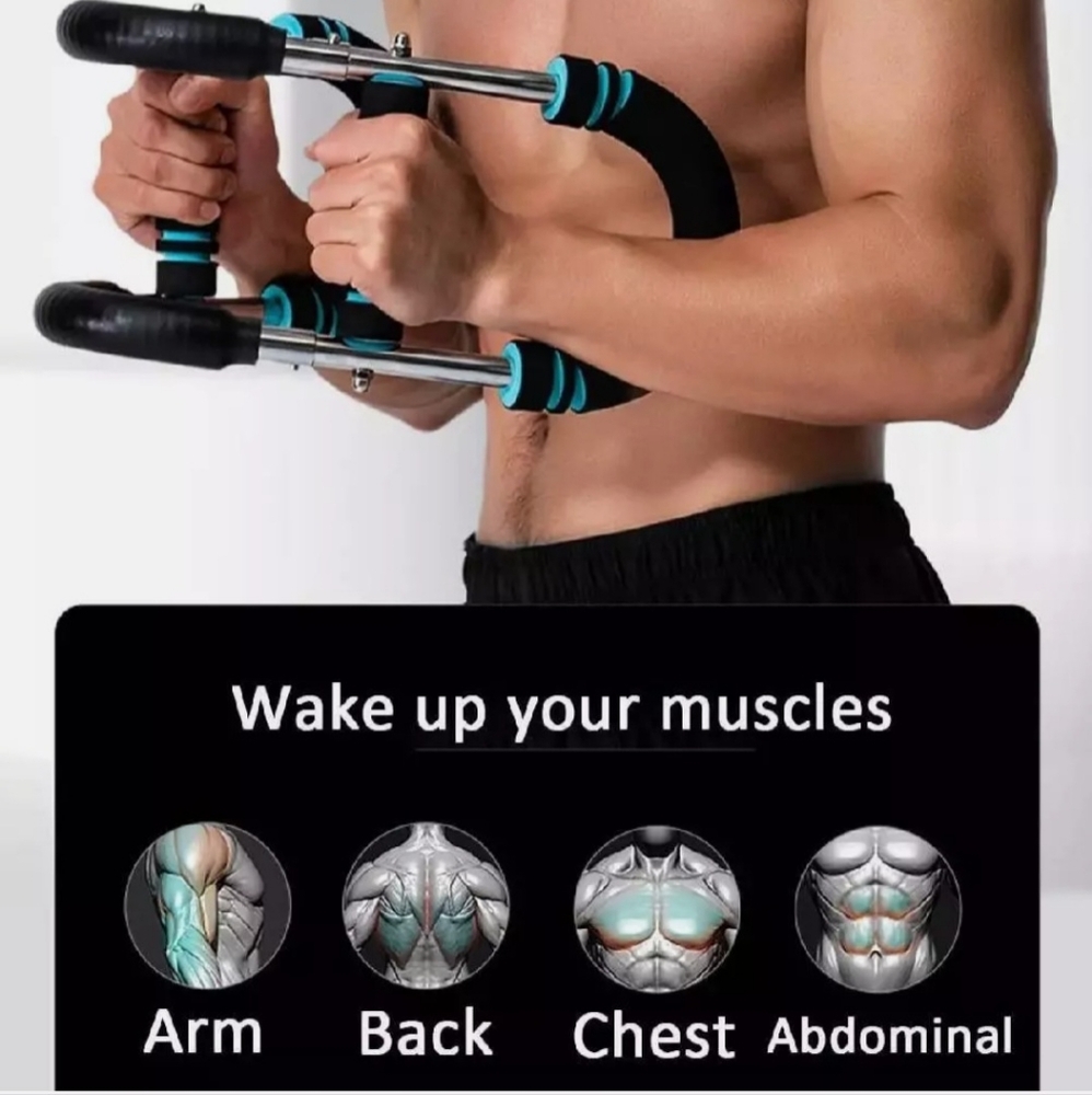20-60lbs Strength Saker Twister Arm Exerciser Adjustable Chest Expander